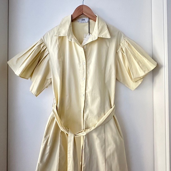 Dusty Yellow Summer Dress - Picture 2 of 3